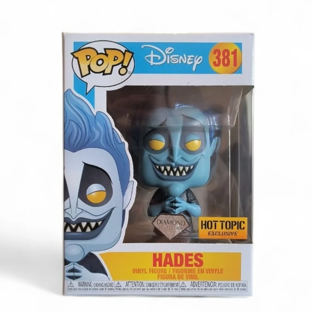 Funko Pop Disney Hercules Hades Diamond Collection Figure Hot Topic Exclusive - Picture 1 of 6